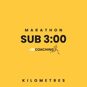 Sub 3 hour marathon plan