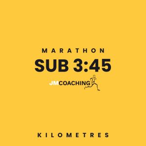 Sub 3 hour 45 marathon plan