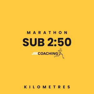 Sub 2 hour 50 marathon plan