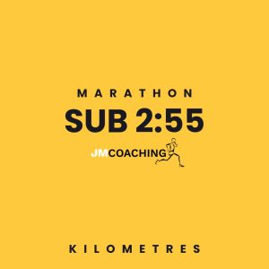 Sub 2 hour 55 marathon plan